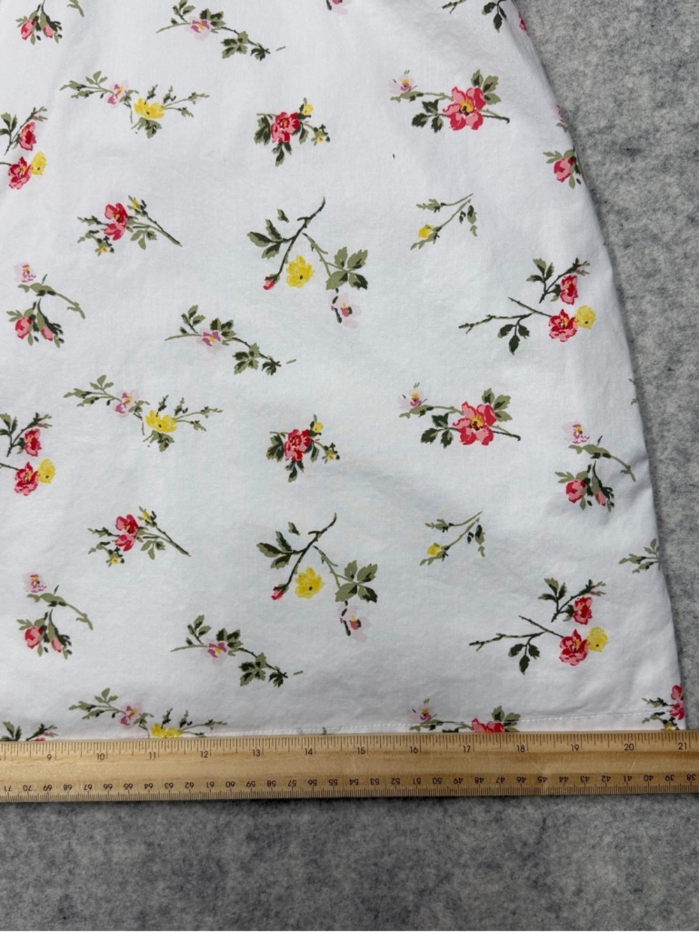 Abercrombie & Fitch Floral Milkmaid MiniDress White Cottagecore PuffSleeve Small - Picture 4 of 15
